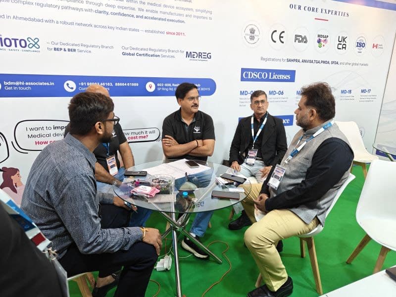 MedReg BioTox booth at Gujarat Medical Expo 2026