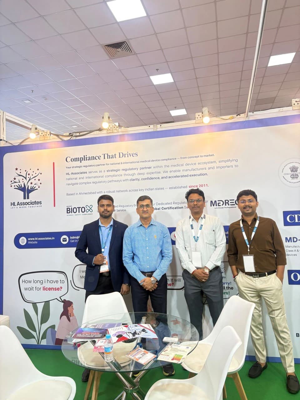 The MedReg BioTox team at Gujarat Medical Expo 2026