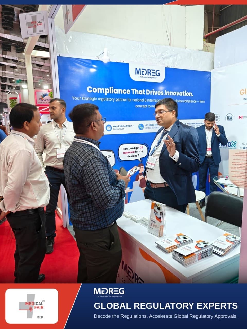 MedReg at Medical Fair India 2026, Booth E-48