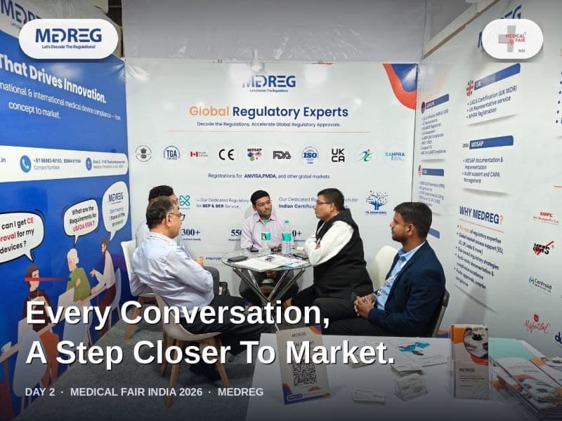MedReg at Medical Fair India 2026, Booth E-48